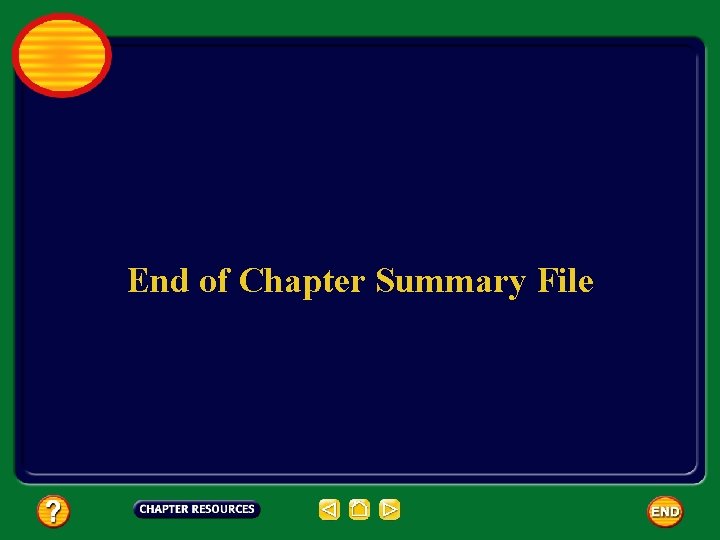 End of Chapter Summary File 