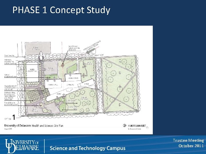 PHASE 1 Concept Study Trustee Meeting October 2011 