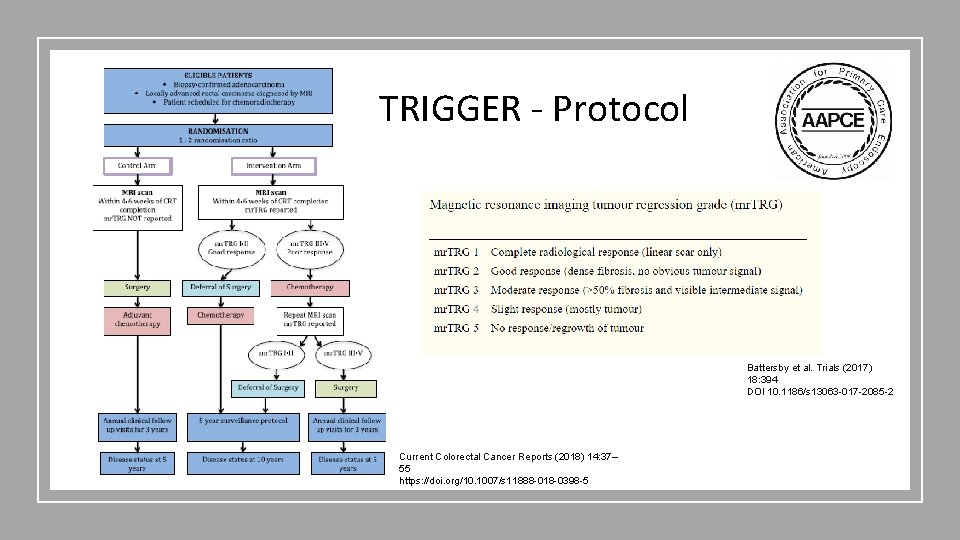 TRIGGER - Protocol Battersby et al. Trials (2017) 18: 394 DOI 10. 1186/s 13063