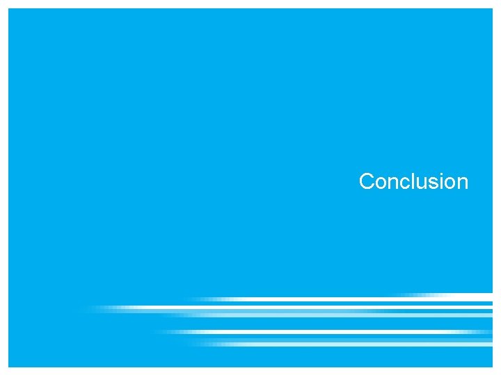 Conclusion 
