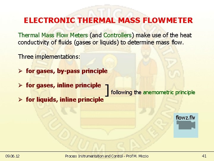 ELECTRONIC THERMAL MASS FLOWMETER Thermal Mass Flow Meters (and Controllers) make use of the