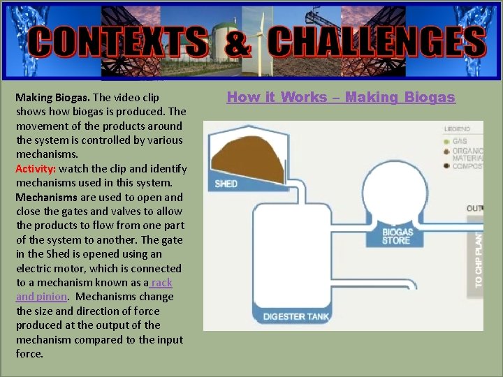 engineering Making Biogas. The video clip shows how biogas is produced. The movement of engineering Making Biogas. The video clip shows how biogas is produced. The movement of