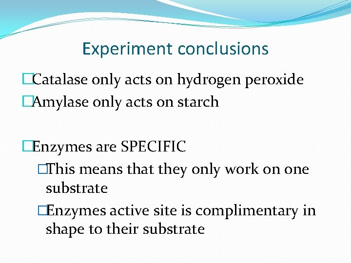 National 5 Biology Protein and enzymes c Enzyme