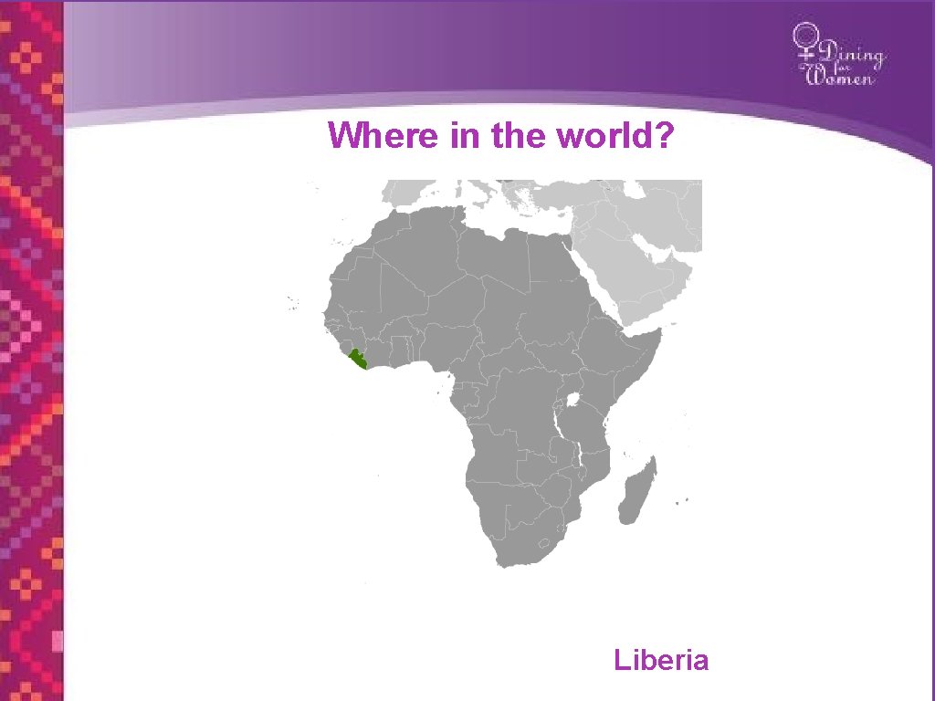 Where in the world? Liberia 