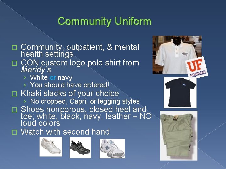 Community Uniform Community, outpatient, & mental health settings � CON custom logo polo shirt