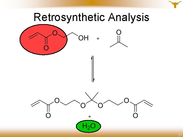 Retrosynthetic Analysis 21 21 