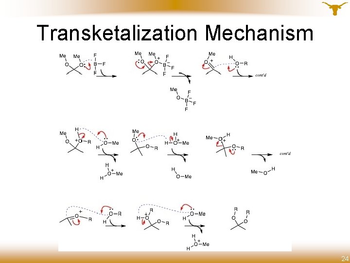 Transketalization Mechanism 24 24 