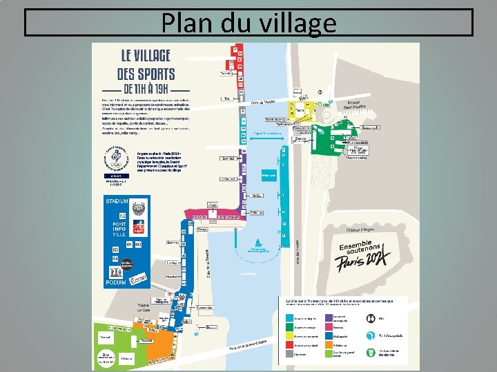 Plan du village 