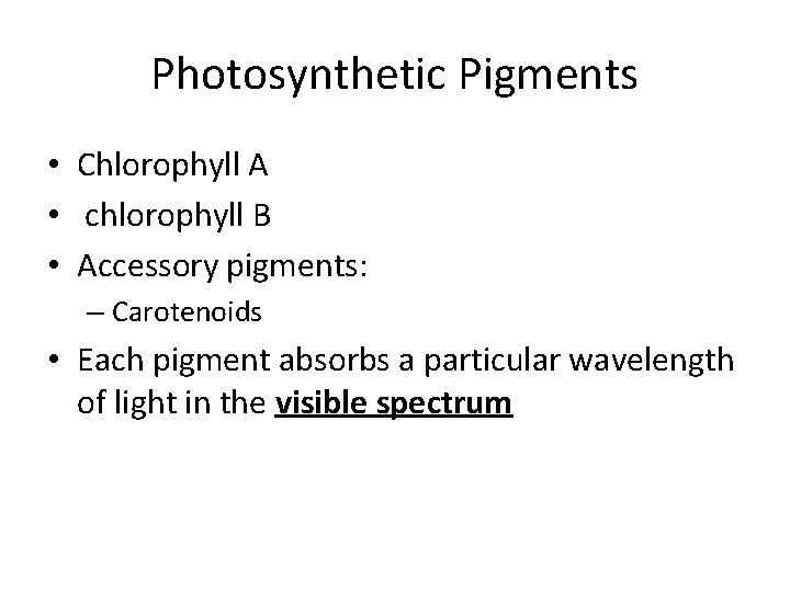 Chapter 6 PHOTOSYNTHESIS BIOCHEMICAL PATHWAY Defined asare series