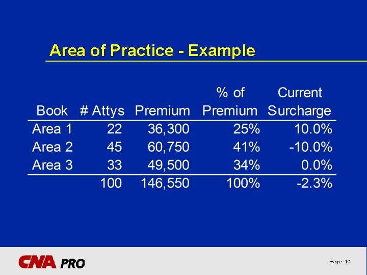 Area of Practice - Example Page 14 