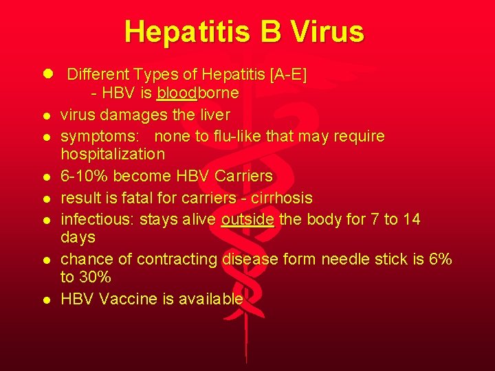 Hepatitis B Virus l Different Types of Hepatitis [A-E] - HBV is bloodborne l