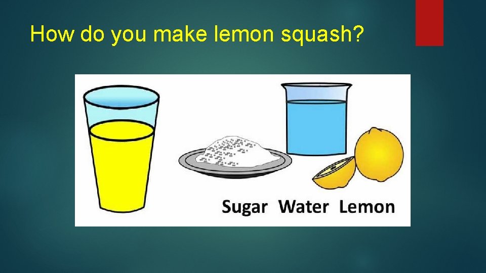 How do you make lemon squash? 