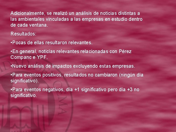 Adicionalmente, se realizó un análisis de noticias distintas a las ambientales vinculadas a las