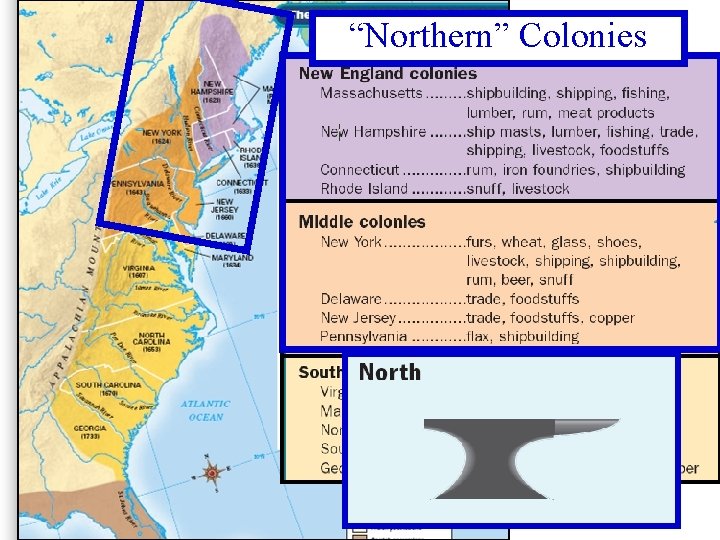“Northern” Colonies 