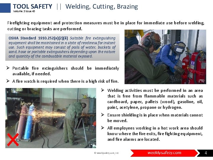 TOOL SAFETY Welding Cutting Brazing Volume 2 Issue