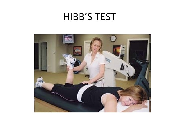 HIBB’S TEST 
