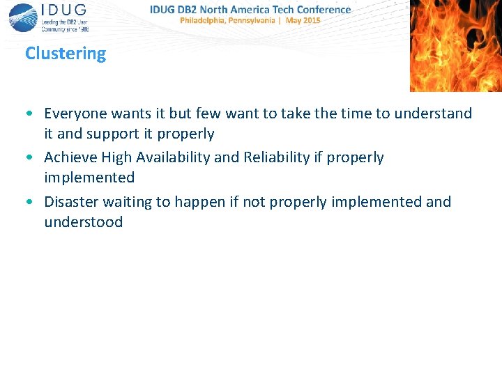 Clustering • Everyone wants it but few want to take the time to understand