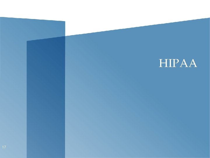 HIPAA 17 