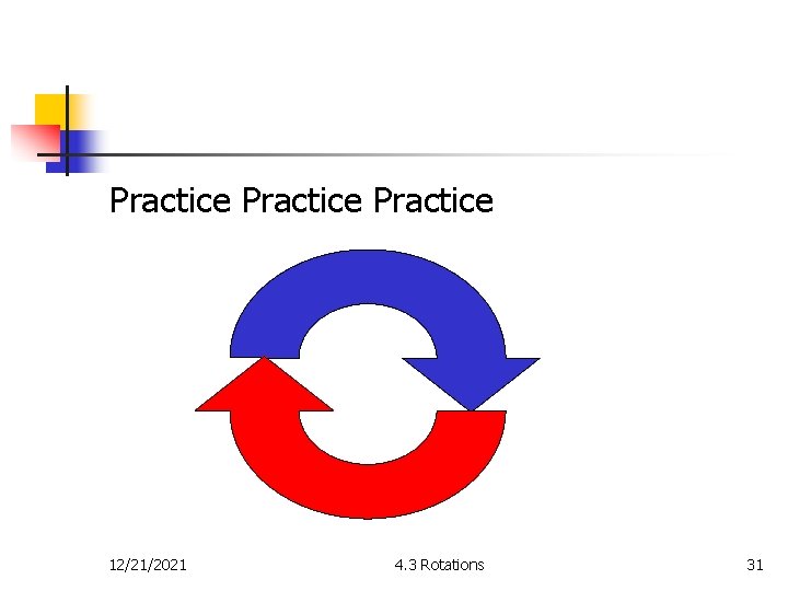 Practice 12/21/2021 4. 3 Rotations 31 