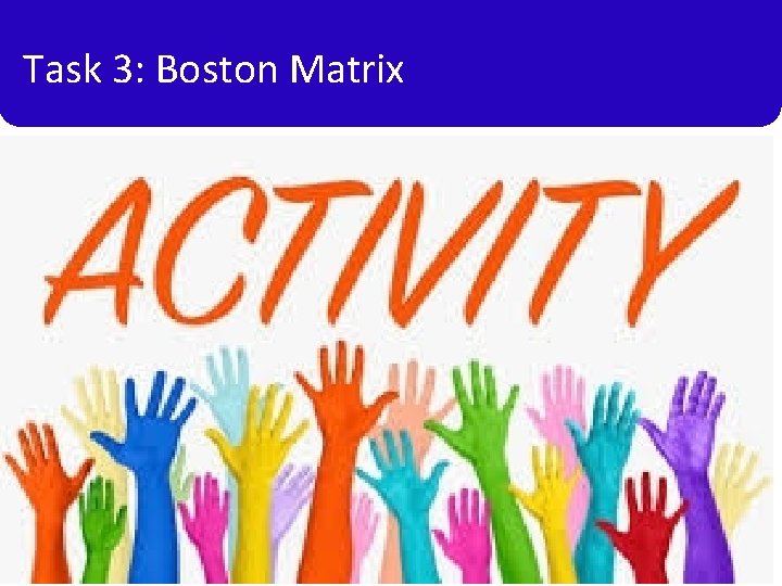 Task 3: Boston Matrix 