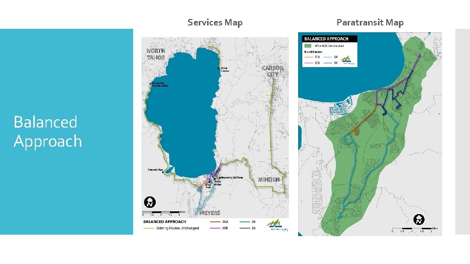 Services Map Balanced Approach Paratransit Map 