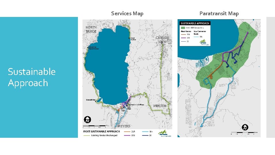 Services Map Sustainable Approach Paratransit Map 