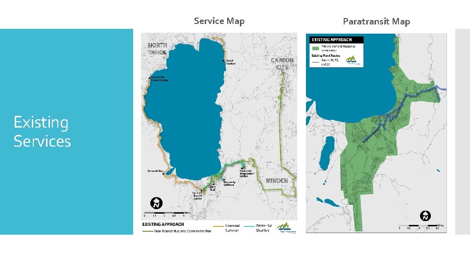 Service Map Existing Services Paratransit Map 