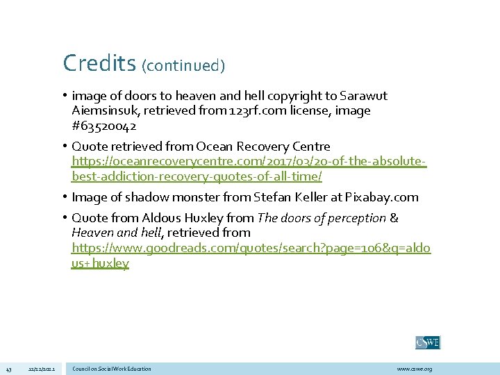 Credits (continued) • image of doors to heaven and hell copyright to Sarawut Aiemsinsuk,