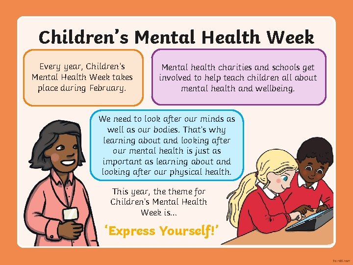 Childrens Mental Health Week 2021 WholeSchool Assembly Aim