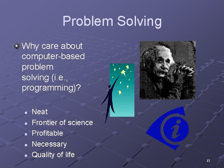 Problem Solving Why care about computer-based problem solving (i. e. , programming)? n n Problem Solving Why care about computer-based problem solving (i. e. , programming)? n n
