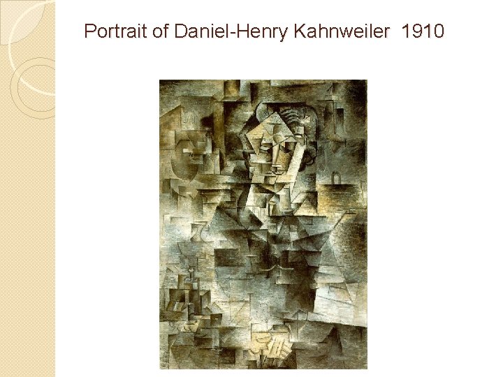 Portrait of Daniel-Henry Kahnweiler 1910 