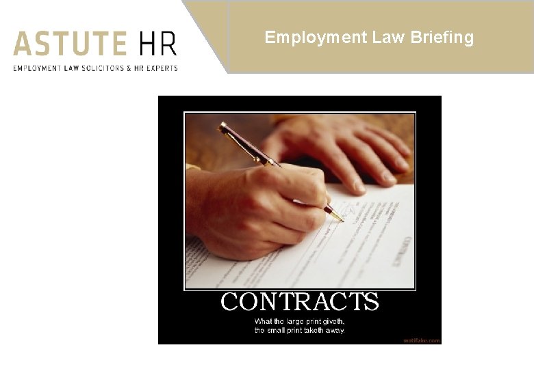 Employment Law Briefing 