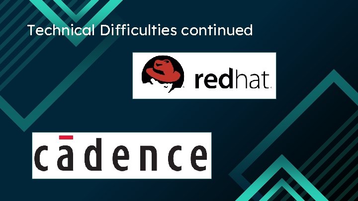 Technical Difficulties continued 