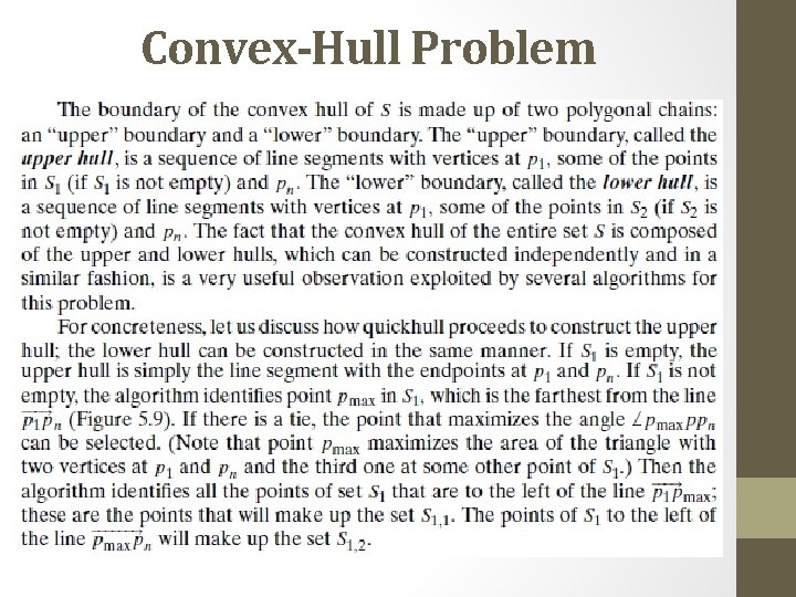 Convex-Hull Problem 