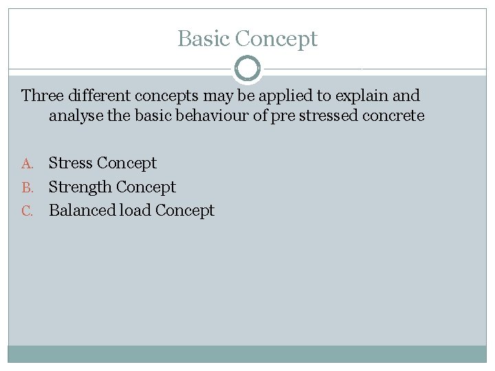 Chapter 4 Prestressed Concrete Unit 3 Subject Design