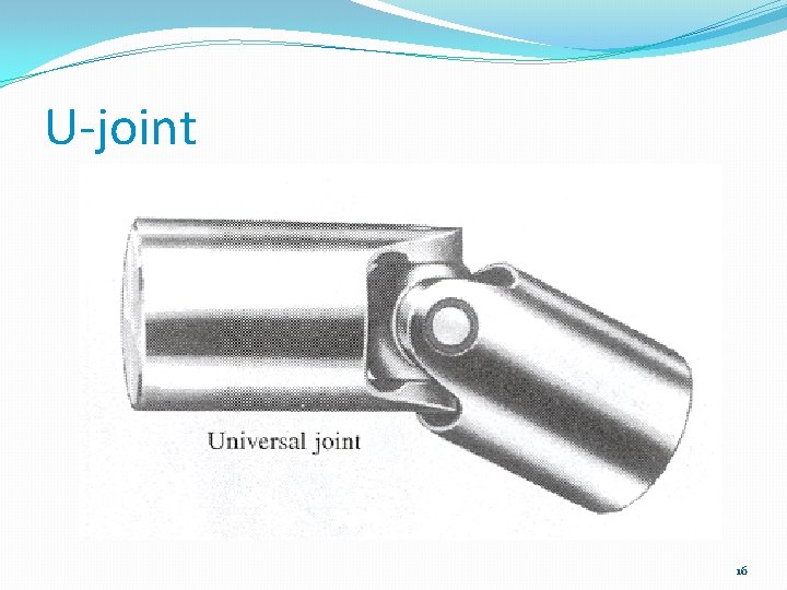 UNIVERSAL JOINTS Chapter Objectives Understand describe the purpose