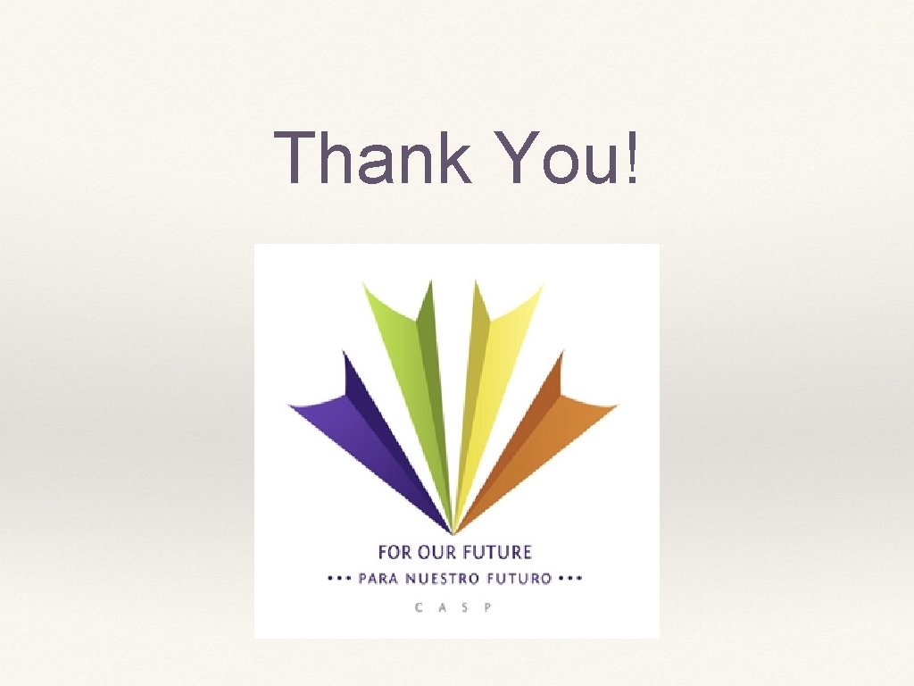 Thank You! 