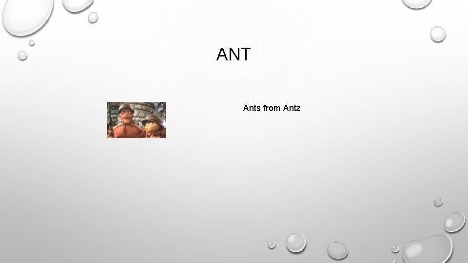 ANT Ants from Antz 