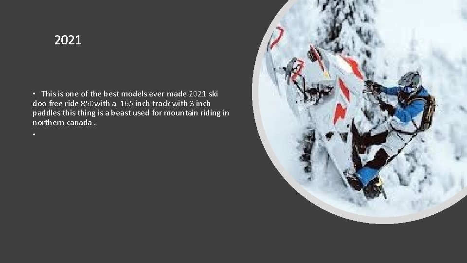 2021 • This is one of the best models ever made 2021 ski doo