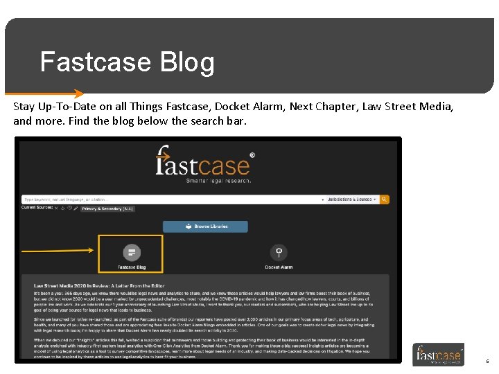 Fastcase Blog Stay Up-To-Date on all Things Fastcase, Docket Alarm, Next Chapter, Law Street