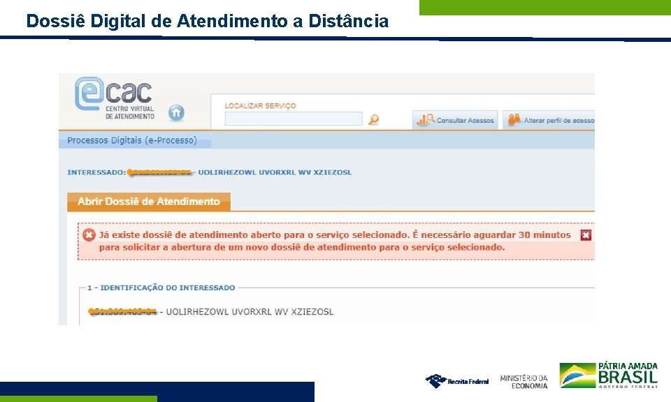 Dossiê Digital de Atendimento a Distância 