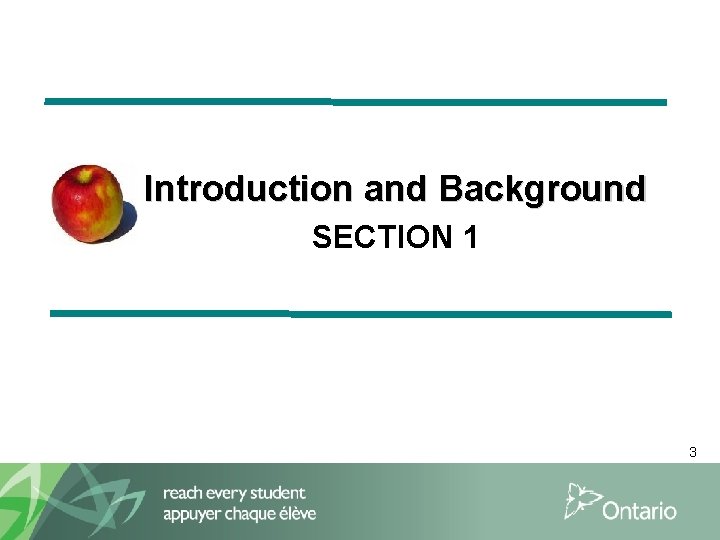 Introduction and Background SECTION 1 3 