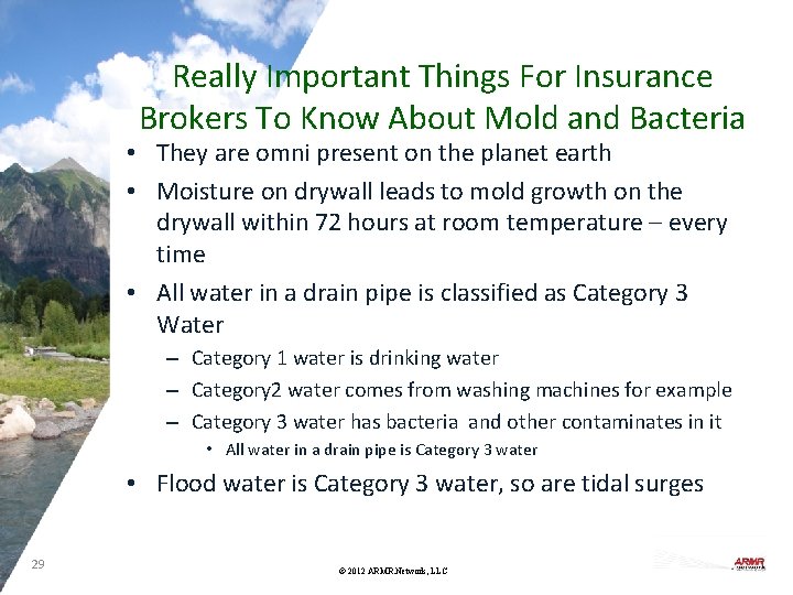 Really Important Things For Insurance Brokers To Know About Mold and Bacteria • They