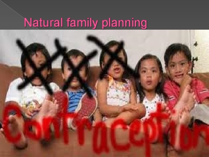 Natural family planning 