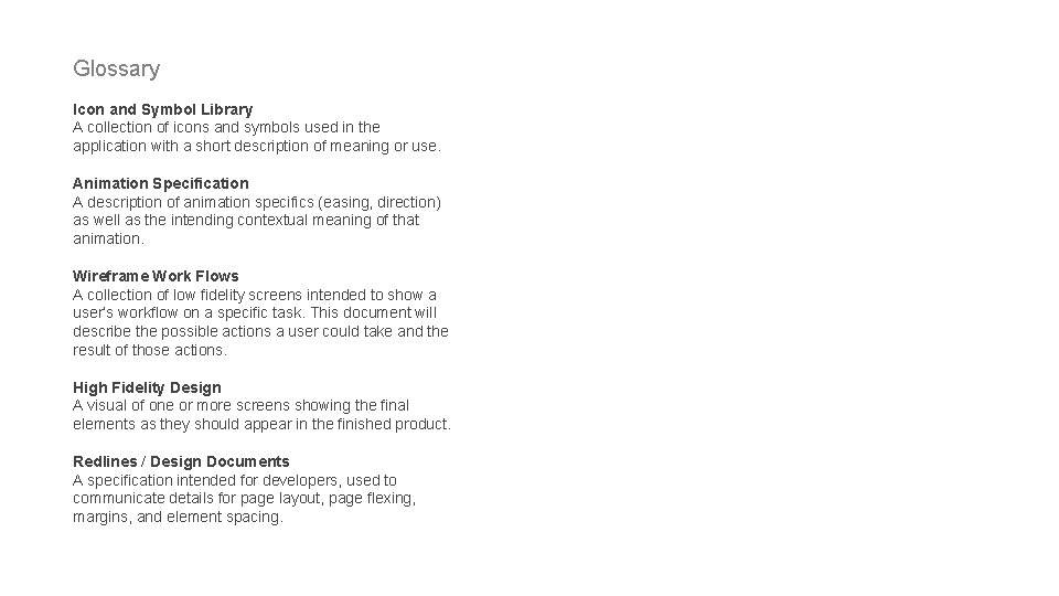Glossary Icon and Symbol Library A collection of icons and symbols used in the