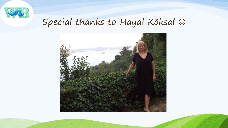 Special thanks to Hayal Köksal 