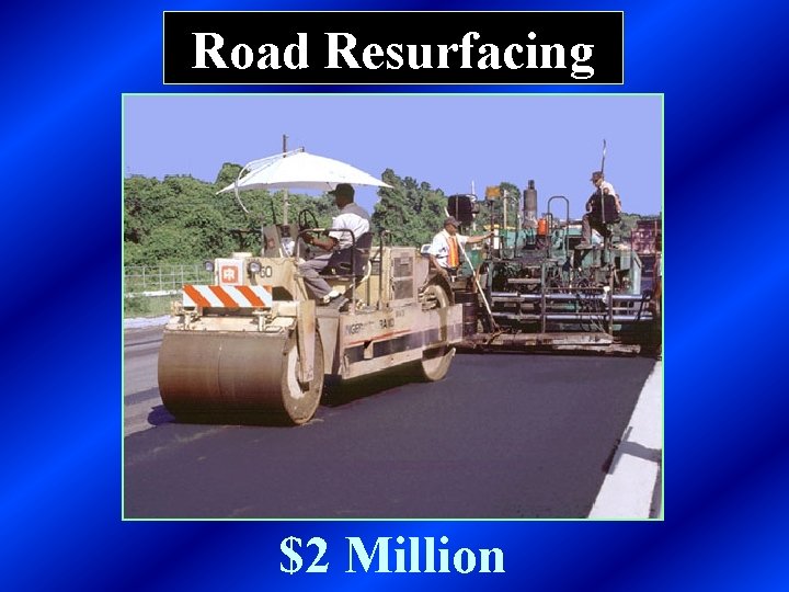 Road Resurfacing $2 Million 