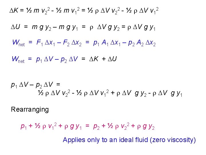  K = ½ m v 22 - ½ m v 12 = ½