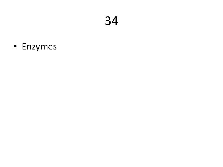 34 • Enzymes 