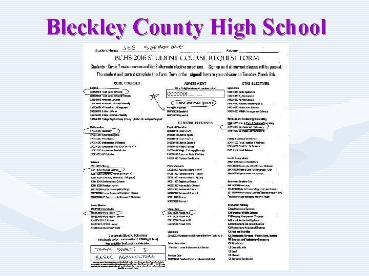 Bleckley County High School 